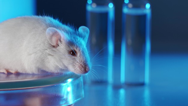 cientista de pesquisa medica testa droga experimental de vacina em um rato de laboratorio 159160 1454