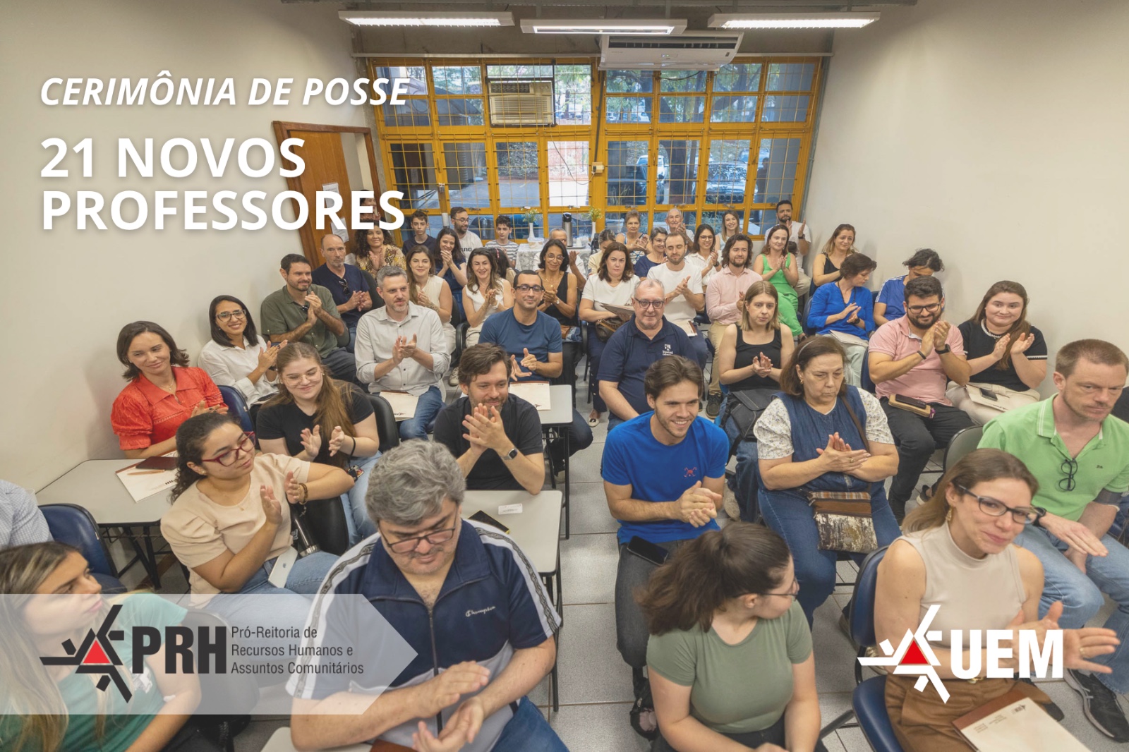 Cerimônia de posse de 21 novos professores