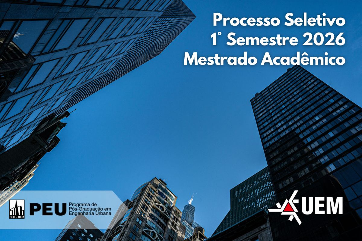 Mestrado em Engenharia Urbana da UEM abre inscri&ccedil;&otilde;es em janeiro