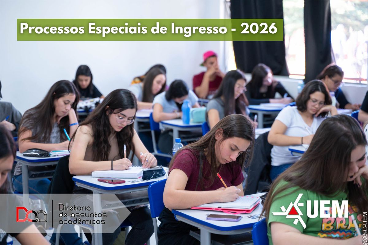 DAA divulga orienta&ccedil;&otilde;es para Processos Especiais de Ingresso na UEM