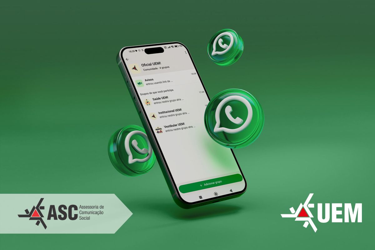 UEM lan&ccedil;a servi&ccedil;o de WhatsApp para divulgar not&iacute;cias e servi&ccedil;os da institui&ccedil;&atilde;o