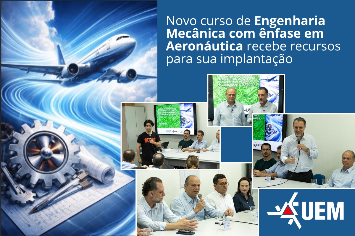 UEM recebe R$ 12 milh&otilde;es para instala&ccedil;&atilde;o de laborat&oacute;rios aeron&aacute;uticos
