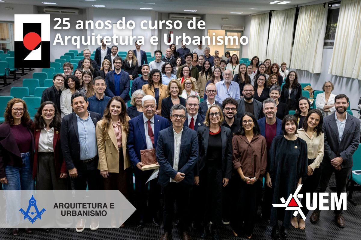 Solenidade celebra 25 anos do curso de Arquitetura e Urbanismo da UEM