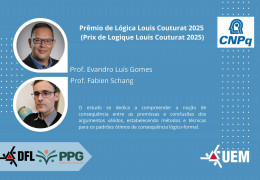 Docente da UEM e professor francês vencem prêmio de Lógica na França