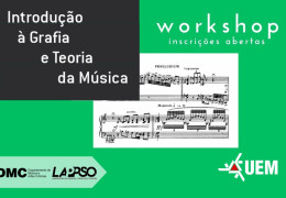 UEM oferece minicurso de extensão sobre Introdução à Grafia e Teoria da Música