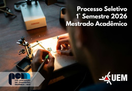 Abertas as inscrições para o mestrado em Engenharia Mecânica na UEM
