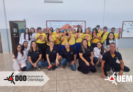 Projeto da Odontologia integra programa sobre vida saudável no Lar Escola de Maringá