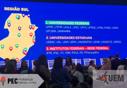 UEM  na cerimônia nacional da  “Educação pelo Fim da Violência” 