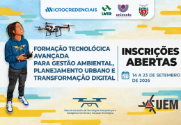 Formação em drones oferece vagas para atividades práticas na UEM 