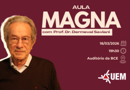 UEM recebe Dermeval Saviani para aula magna da Pós em Educação