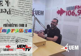 Encontros com a Imprensa recebe Juliano Pinga na UEM FM