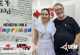 Encontros com a Imprensa recebe a jornalista Giovana Campanha na UEM FM