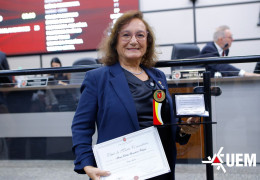 Professora de Agronomia da UEM recebe homenagem da Câmara Municipal 