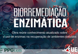 Pós-graduação da UEM publica e-book sobre biorremediação enzimática