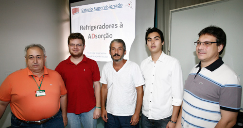 Da esquerda para a direita: José Olivo; Gabriel Baes; Oswaldo Curty Lima; Flavio Santana; e Pedro Arroyo
